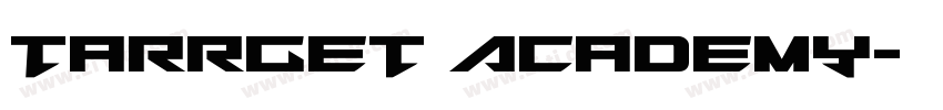 Tarrget Academy字体转换